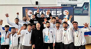 Atatürk Üniversitesi Güreş Takımı Serbest Stil A Klasmanda Türkiye Şampiyonu oldu