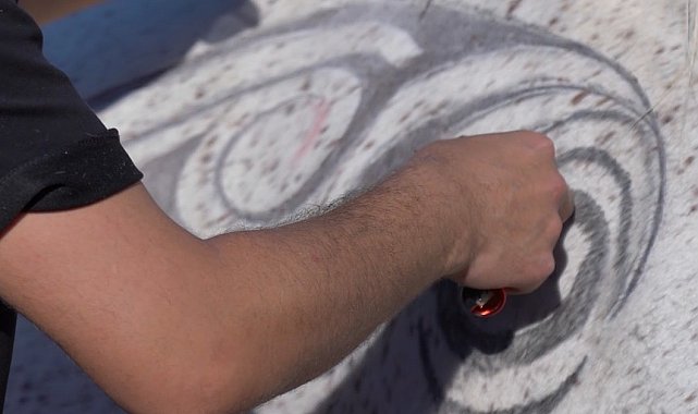 Atın tüylerinden sanat eseri oluşturdu