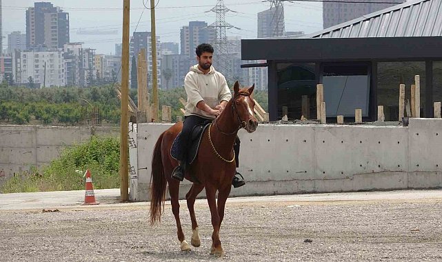 Atla giderken 'alkollü araç kullanmak'tan ceza yedi
