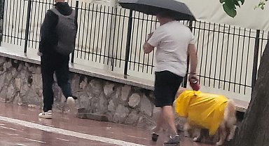 Aydın güne yağmurla uyandı