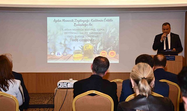 Aydın Memecik Naturel Sızma Zeytinyağı Kalitesi ödüllendirildi