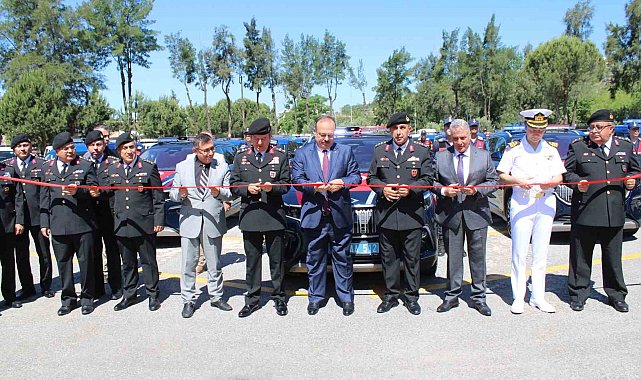 Aydın'da jandarma filosuna 54 yeni araç katıldı