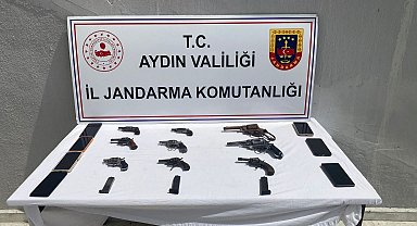 Aydın'da silah ticareti jandarma ekiplerine takıldı