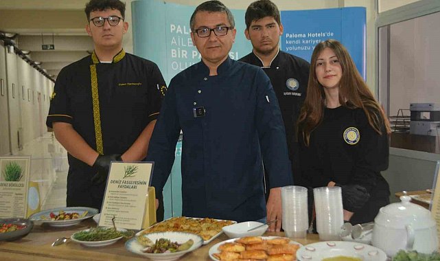 Ayvalık'ta geleceğin gastronomi şeflerinden ot şenliği