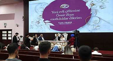 Bağcılar'da nikah masasında 05.05.2025 yoğunluğu