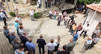 Balıkesir'de çiftçiler yağmur duasına çıktı