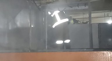 Bandırma OSB'de traktör fabrikasında yangın paniği