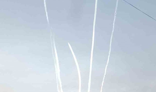 Bartın semalarında ilginç görüntü