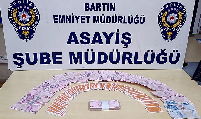 Bartın'da kumar baskını