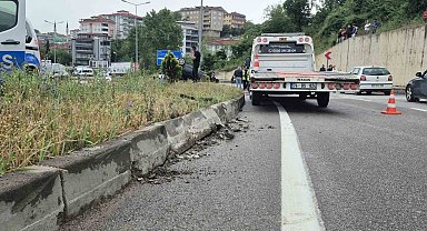 Bartın'da otomobil takla attı: 1 yaralı