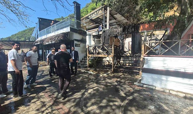 Bartın'da turistik otelde yangın