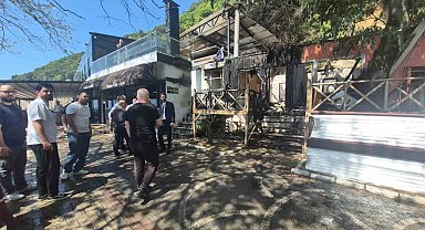 Bartın'da turistik otelde yangın