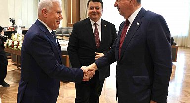 Başkan Bozbey'den KKTC Cumhurbaşkanı Tatar'a ziyaret