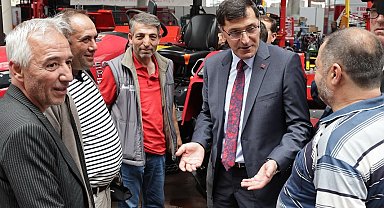 Başkan Eyüp Kahveci: "Üreticimizin her zaman yanındayız"