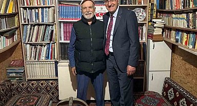 Başkan Kahveci'den Mehmet Yeşil'e 'Geçmiş olsun' ziyareti