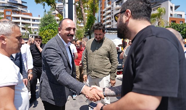 Başkan Kotan, Konyaaltı esnafıyla buluştu