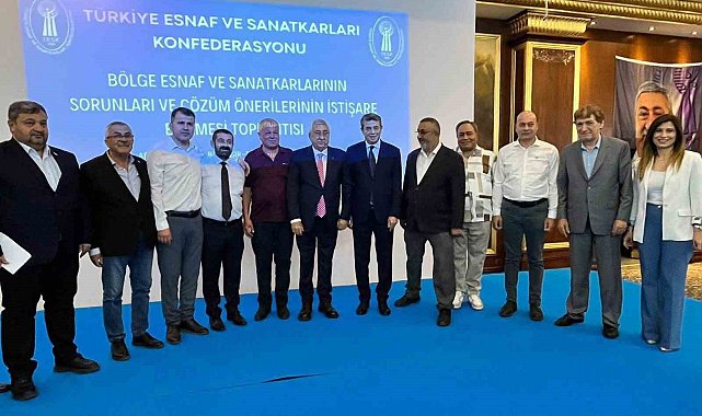 Başkan Künkcü, Ege Bölgesi Esnaf Toplantısı'nda Aydın'ı temsil etti