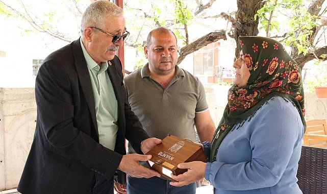 Başkan Metin şehit annelerini unutmadı