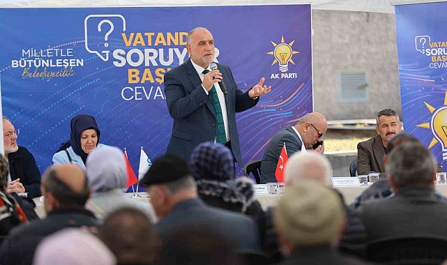 Başkan Sandıkçı: "Çözüm odaklı belediyecilik anlayışıyla çalışıyoruz"