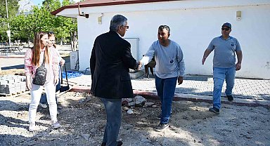 Başkan Topaloğlu ilçe genelindeki çalışmaları denetledi