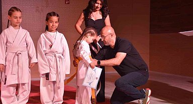 Başkan Zencirci, genç karatecilerin sarı kuşaklarını bağladı