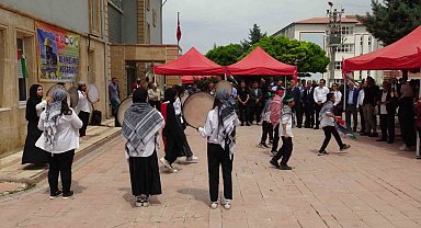 Batman'da Filistinliler için yardım etkinliği