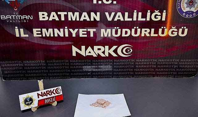 Batman'da uyuşturucu operasyonunda 2 tutuklama