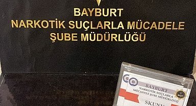 Bayburt'ta 2 şüpheliye uyuşturucu kullanmaktan işlem yapıldı
