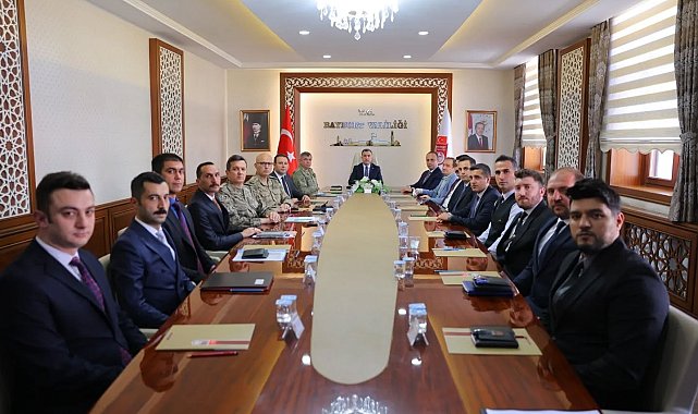 Bayburt'ta asayiş toplantısı yapıldı