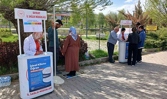 Bayburt'ta obezite ile mücadele başladı