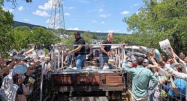 Bayramiç'te 20 bin kişinin katılımı ile "Garipçe köy hayrı" yapıldı