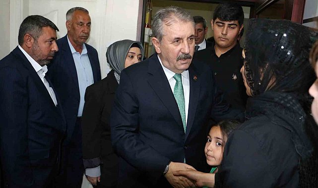 BBP Genel Başkanı Destici, Diyarbakır'da taziye ziyaretine katıldı
