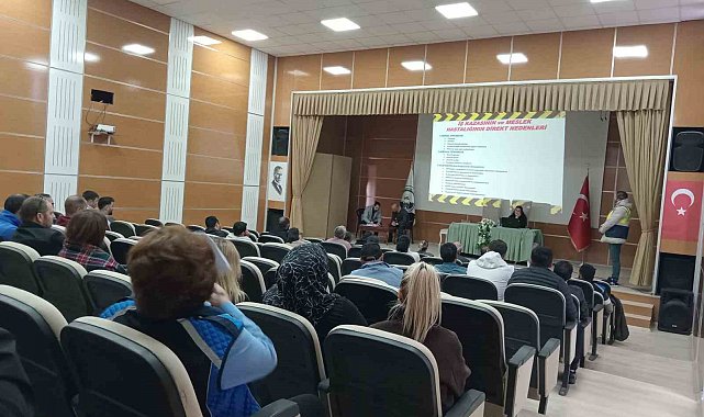 Belediye personeline iş sağlığı ve güvenliği eğitimi verildi