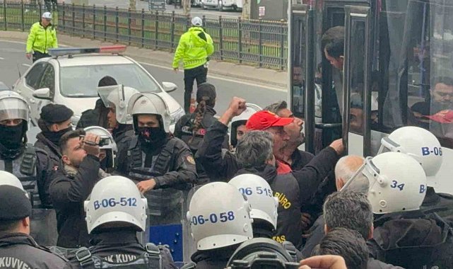 Beşiktaş ve Şişli'den Taksim'e izinsiz yürümek isteyen gruba müdahale