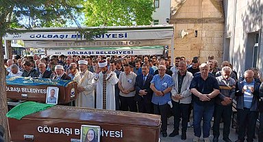 Beton kemerin üzerlerine devrilmesi sonucu hayatını kaybeden çift son yolculuklarına uğurlandı