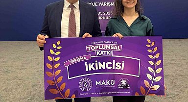 BEUN Lisansüstü Öğrencisi Merve Özçelik'in Yüksek Lisans Tezine ikincilik ödülü