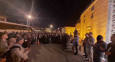 Beyşehir'de mukaddes topraklara yolculuk başladı