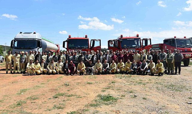 Beyşehir'de orman yangınlarına karşı eğitimler sürüyor