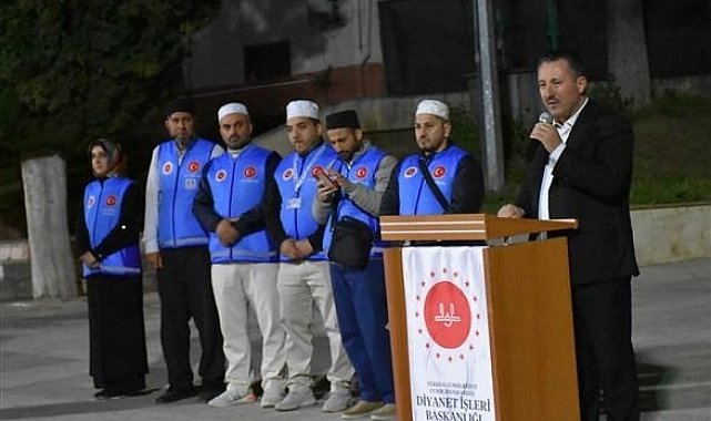 Bilecik'te hacı adayları dualarla uğurlandı