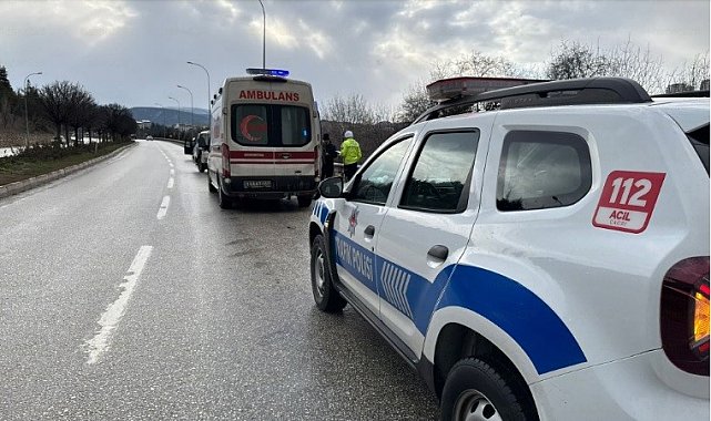 Bilecik'te motosiklet sürücüsü yaralandı