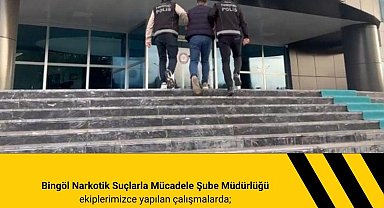 Bingöl'de 7 yıl kesinleşmiş hapis cezası bulunan zanlı yakalandı