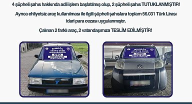 Bingöl'de oto hırsızlığı yapan 6 şüpheli yakalandı