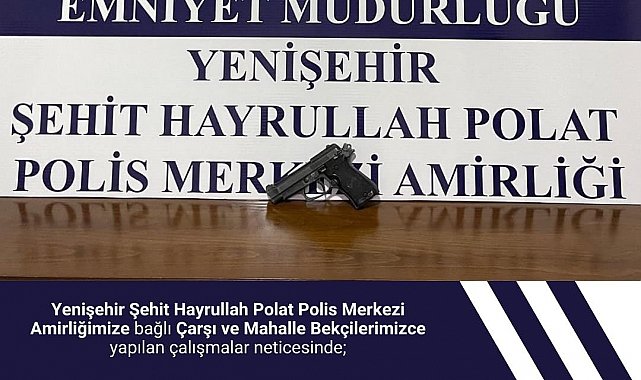 Bingöl'de ruhsatsız silah ele geçirildi