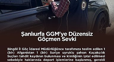 Bingöl'de yabancı uyruklu 2 şahsın sınır dışı edilmesi kararı