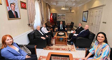 Birleşik Krallık büyükelçisi Vali Akbıyık ve Başkan Aras'ı ziyaret etti