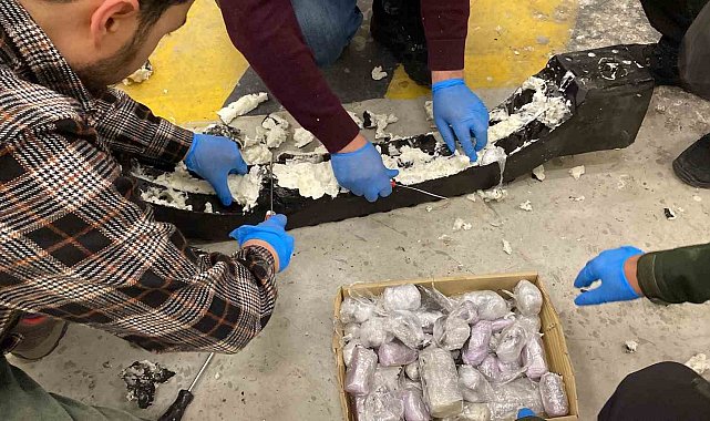 Bodri geçit vermedi: 45,82 kilogram kokain ele geçirildi