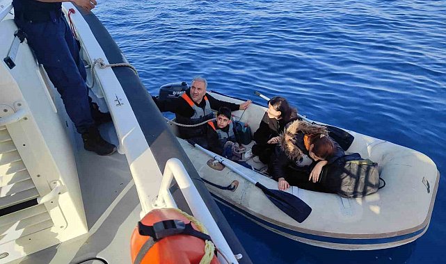 Bodrum'da 2'si çocuk 4 düzensiz göçmen yakalandı
