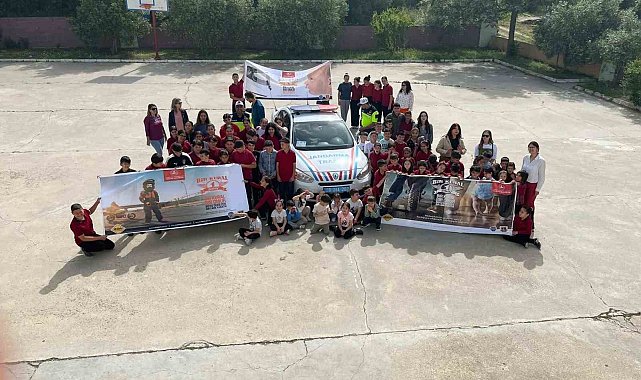 Bozdoğan ve Kuyucak'ta öğrencilere trafik kuralları anlatıldı
