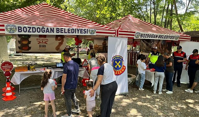 Bozdoğan'da Trafik Haftası renkli kutlandı