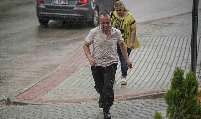Bursa'da hava bir anda değişti
